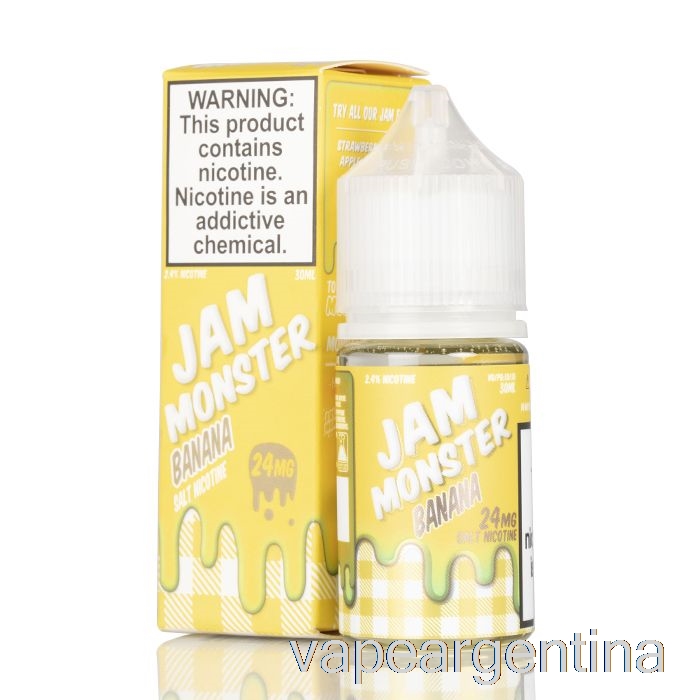 Plátano - Mermelada Monster Sales - 30ml 48mg Vape Descartable